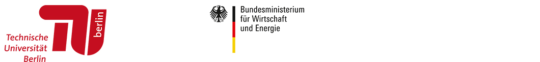 TU Berlin and BMWi logos TU Berlin and BMWi logos